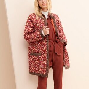 Anna sui pop pourri poises puffer jacket coat small